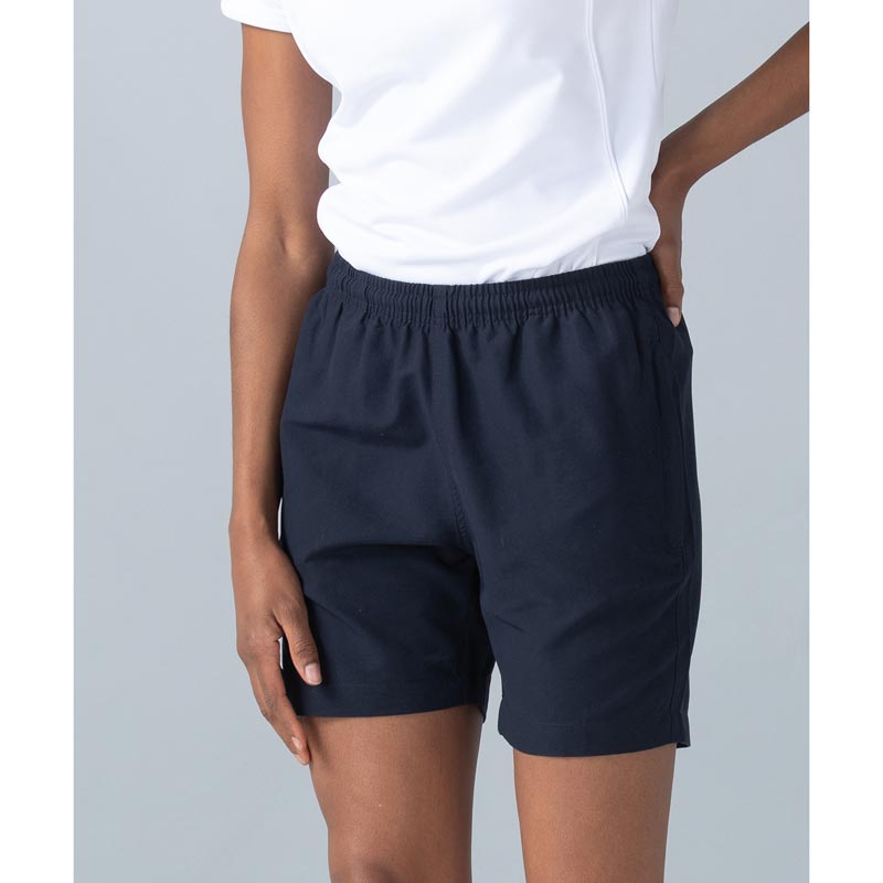 Women's microfibre shorts - Navy S